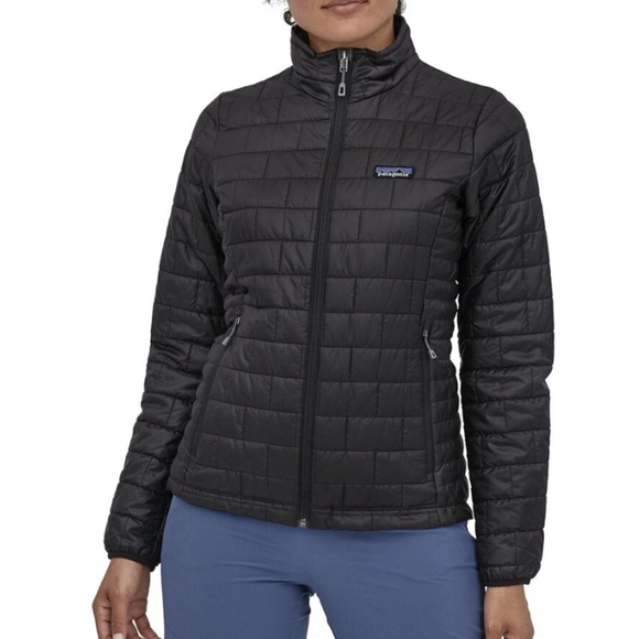 Patagonia Women's Black Nano Puff Jacket Lightweight Insulated Packable - Size M - Picture 1 of 16